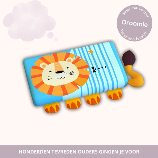 Droomie™ - Het kussen dat bedtijd weer leuk maakt.