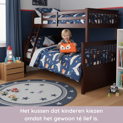 Droomie™ - Het kussen dat bedtijd weer leuk maakt.