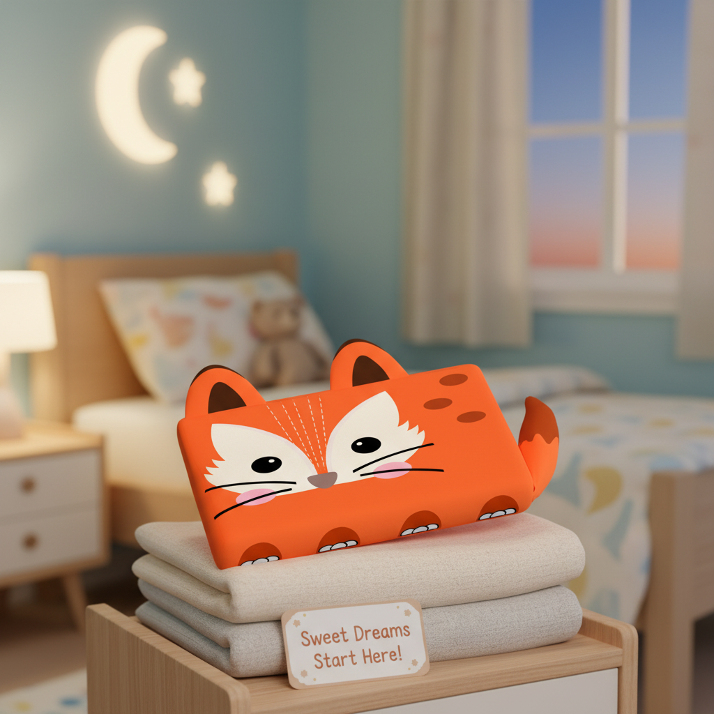 Droomie™ - Het kussen dat bedtijd weer leuk maakt.